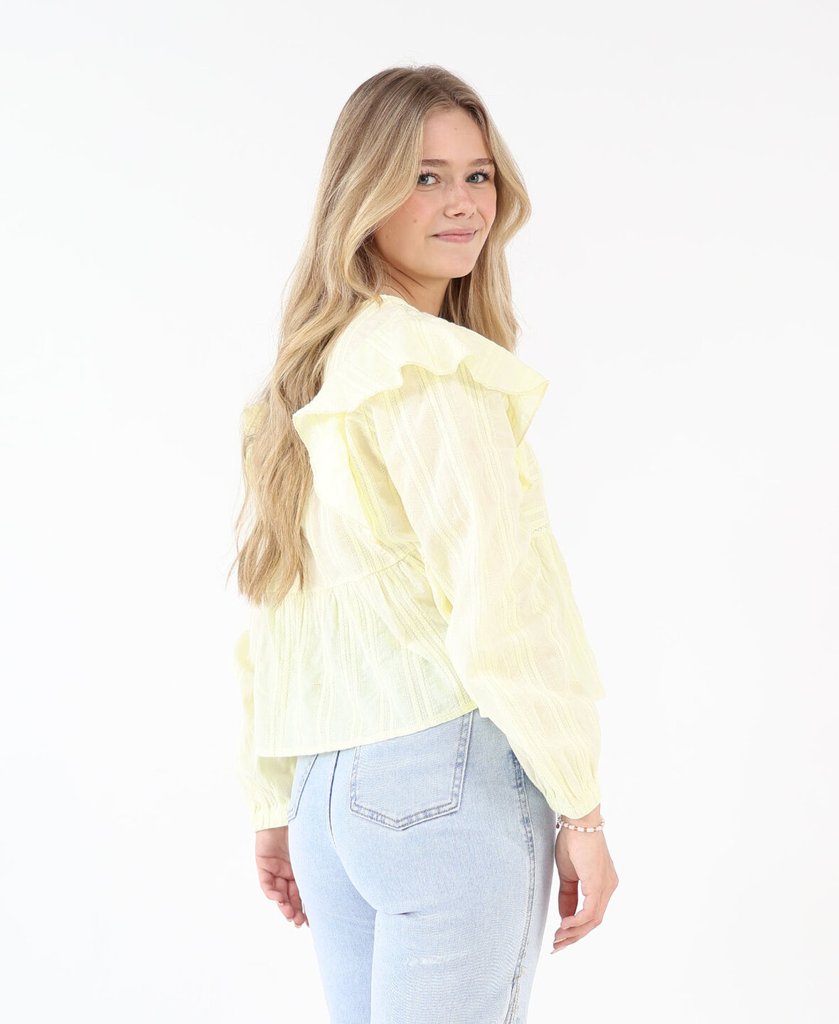 Monaco Blouse  Butter Yellow