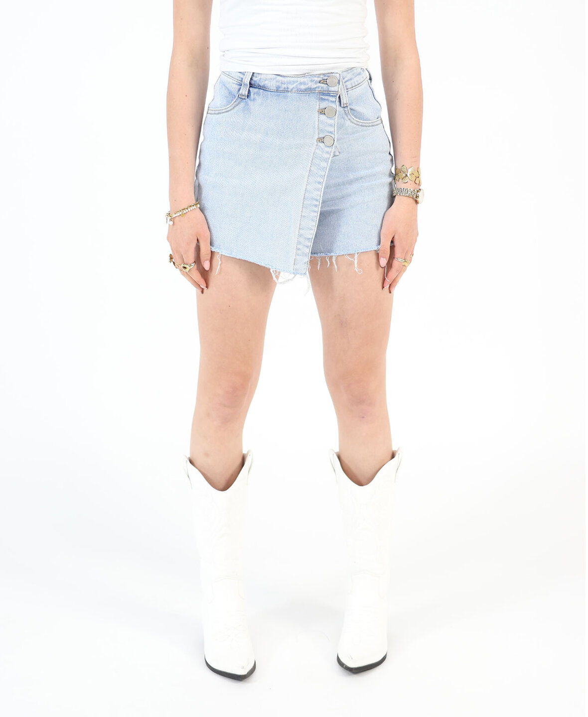 Denim Jeans Skort 2361