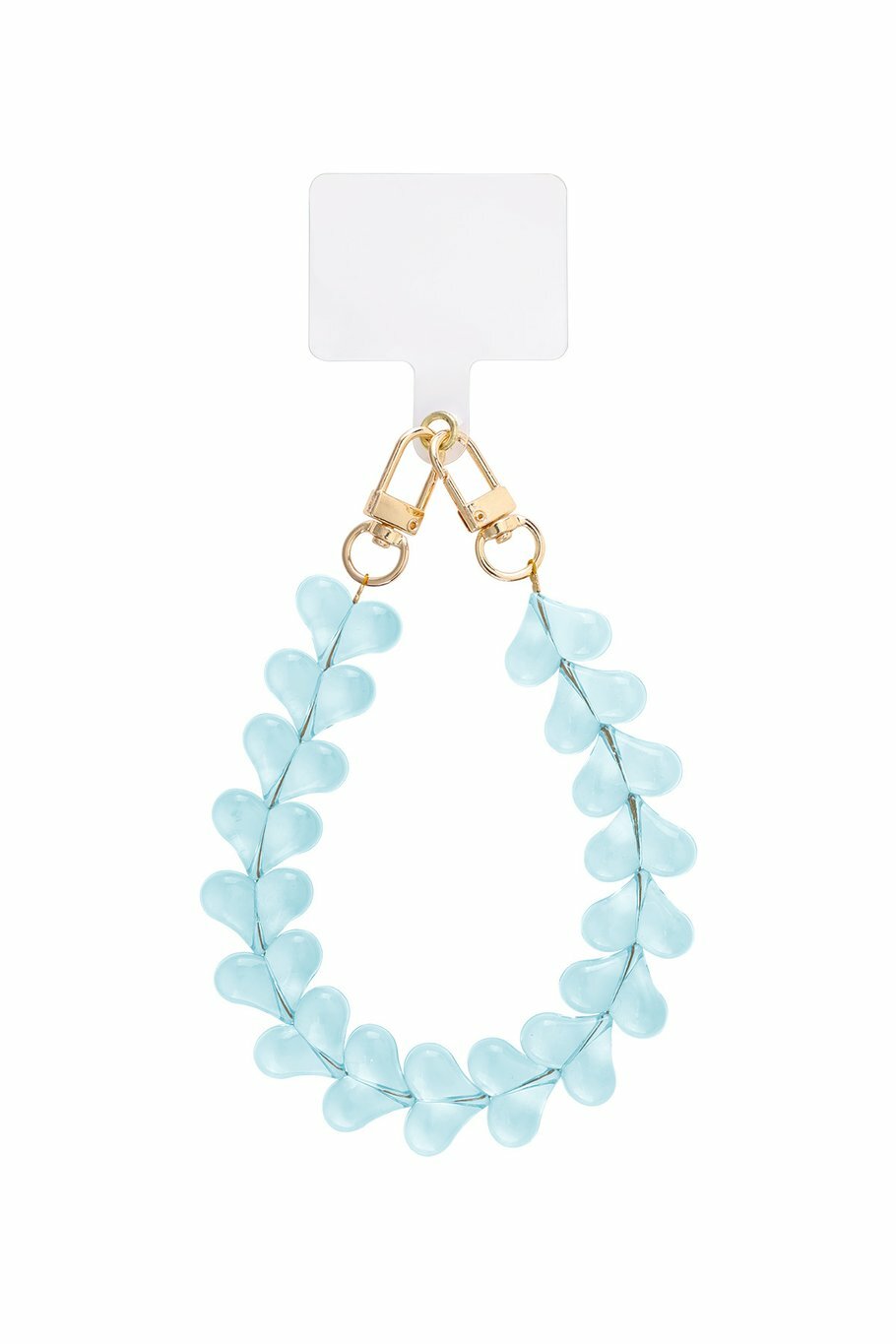 Hearts All Over Baby Blauw Telefoonkoord