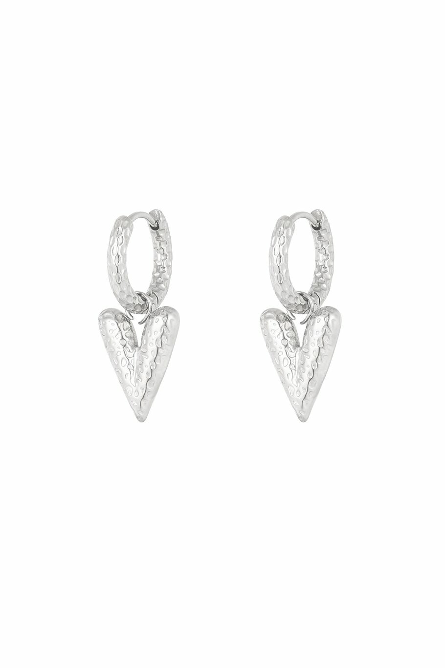 Love On Top Earrings Silver