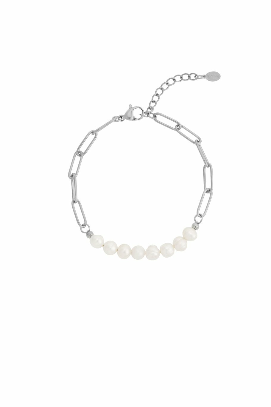 Pearl Elegance Armband Zilver