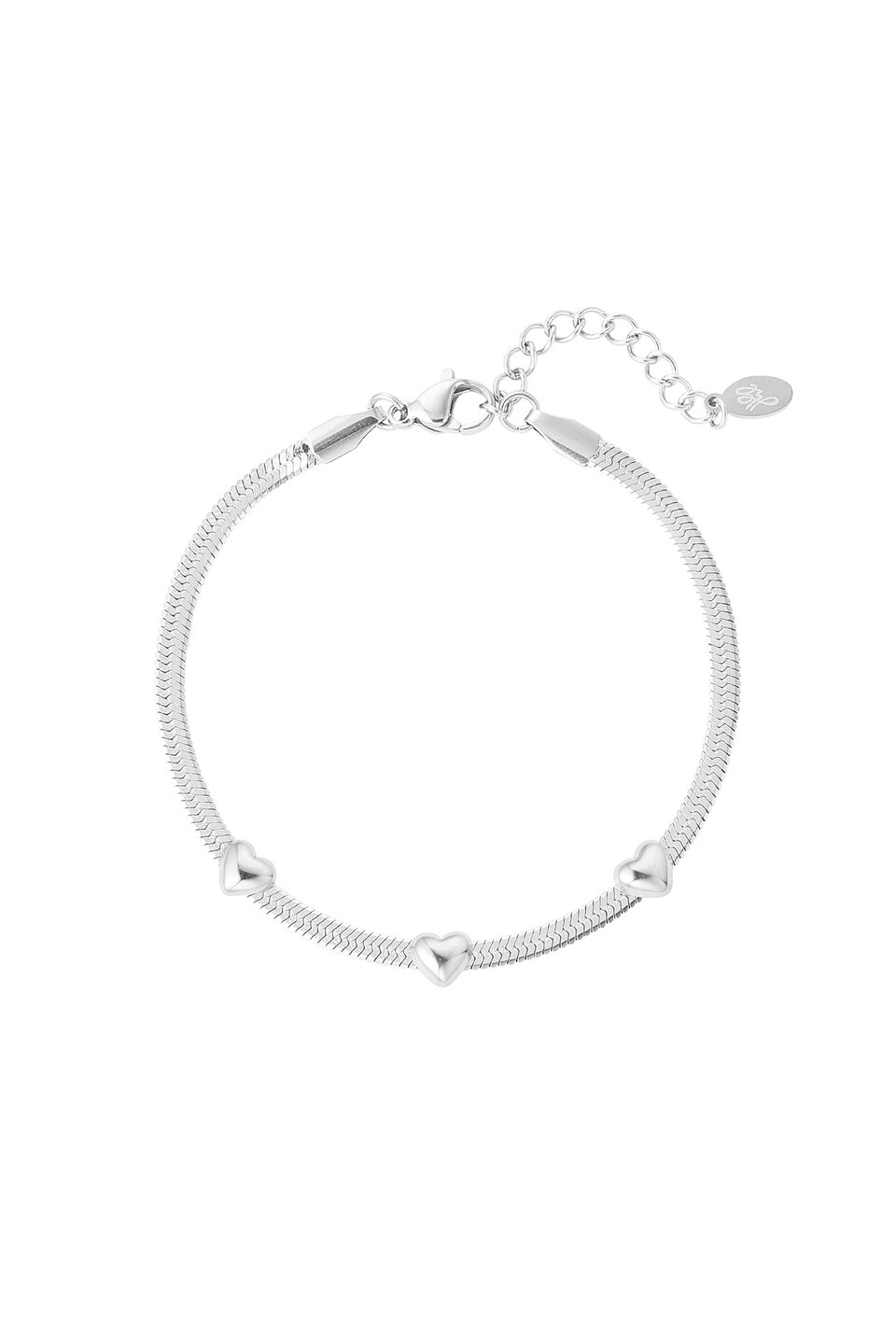 Hearts Armband Zilver