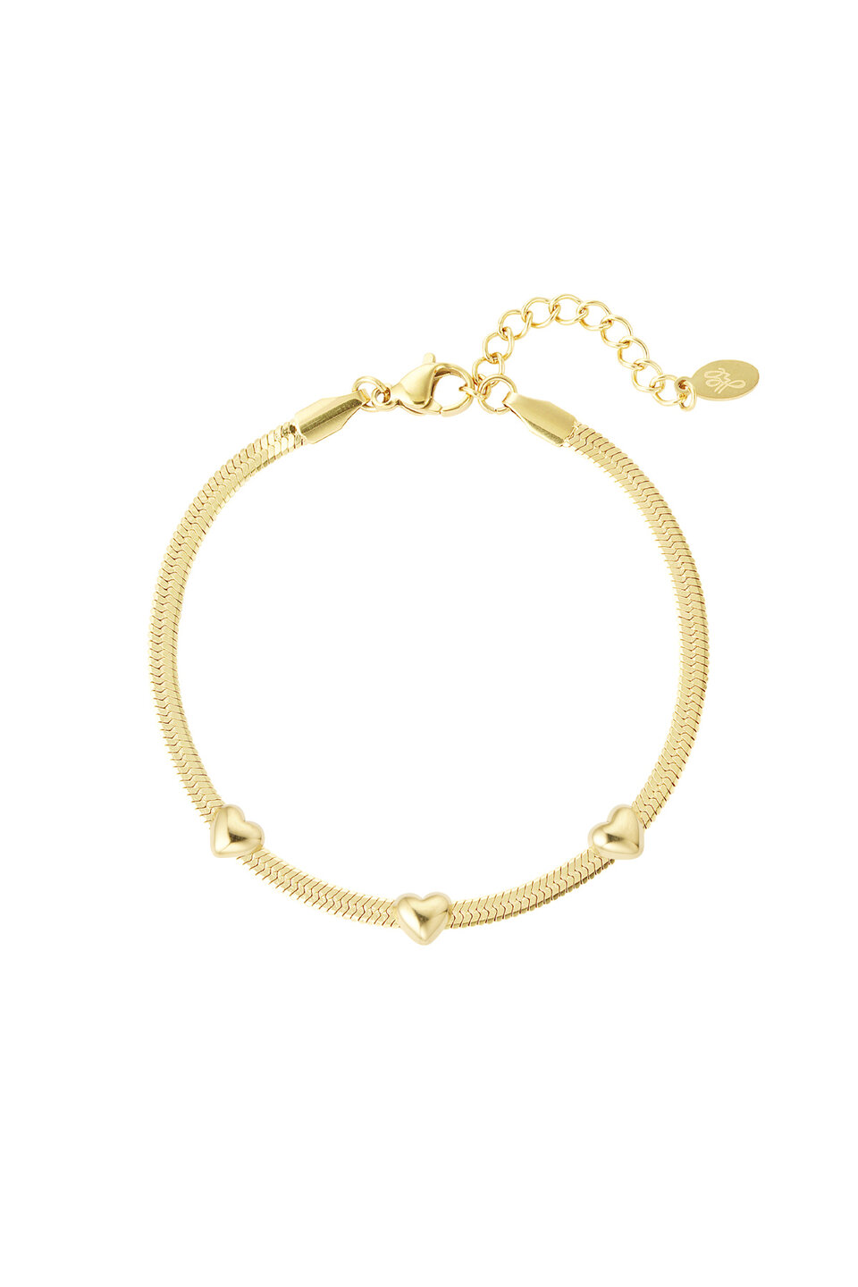 Hearts Armband Goud