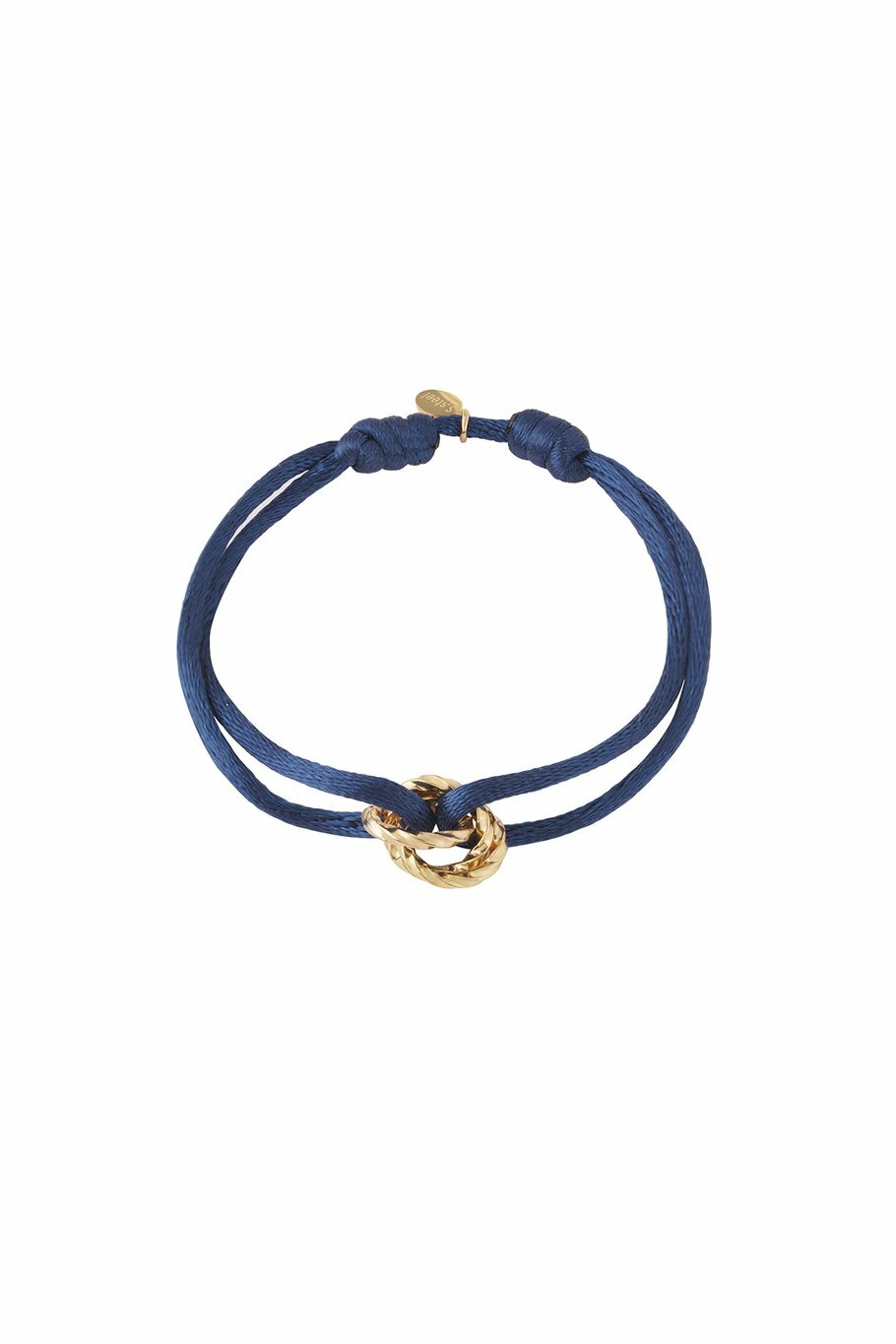 Summery Infinity Armband Navy Blauw