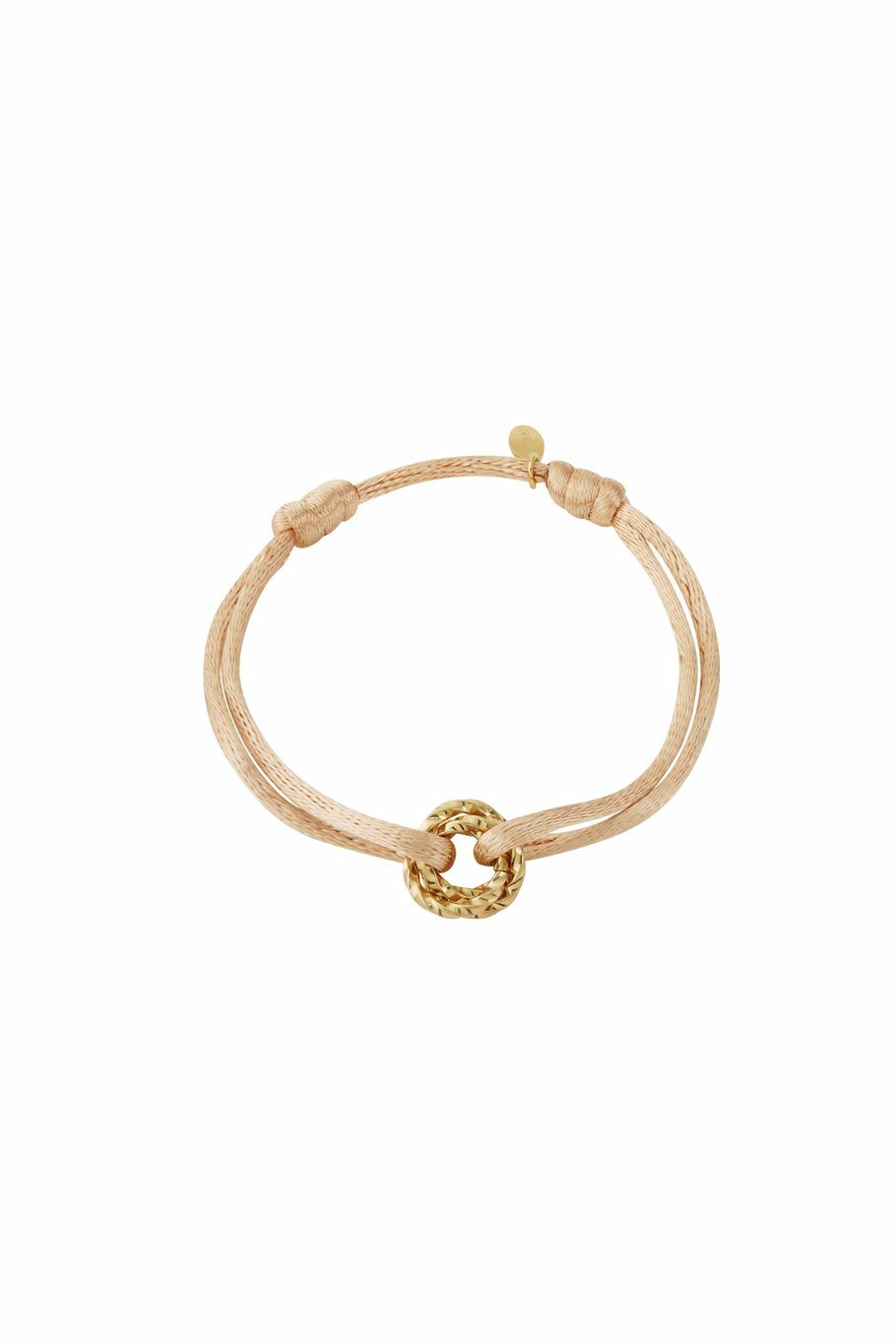 Summery Infinity Armband Abrikoos