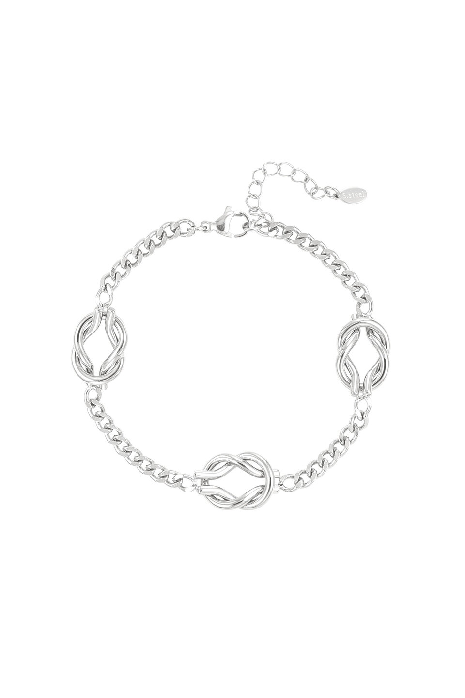Knot Armband Zilver