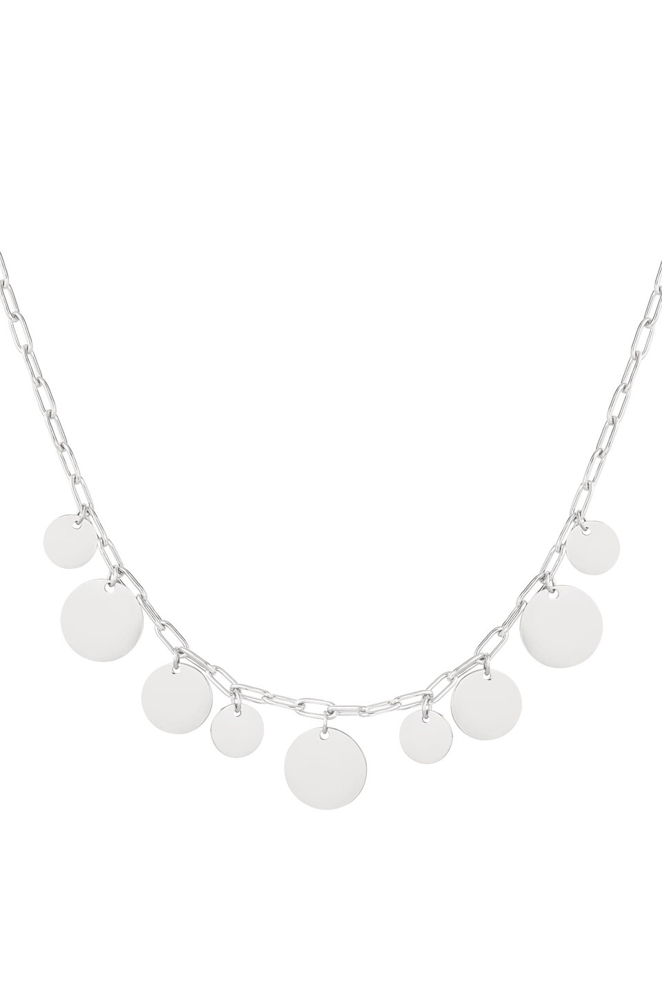 Circles Ketting Zilver