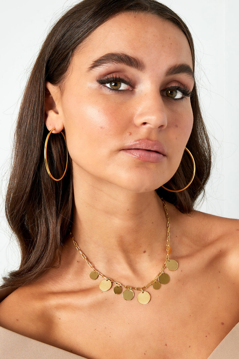 Circles Ketting Zilver