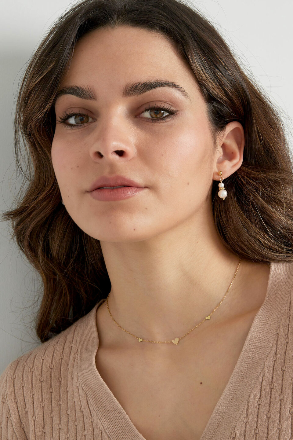 Three Heart Ketting Zilver