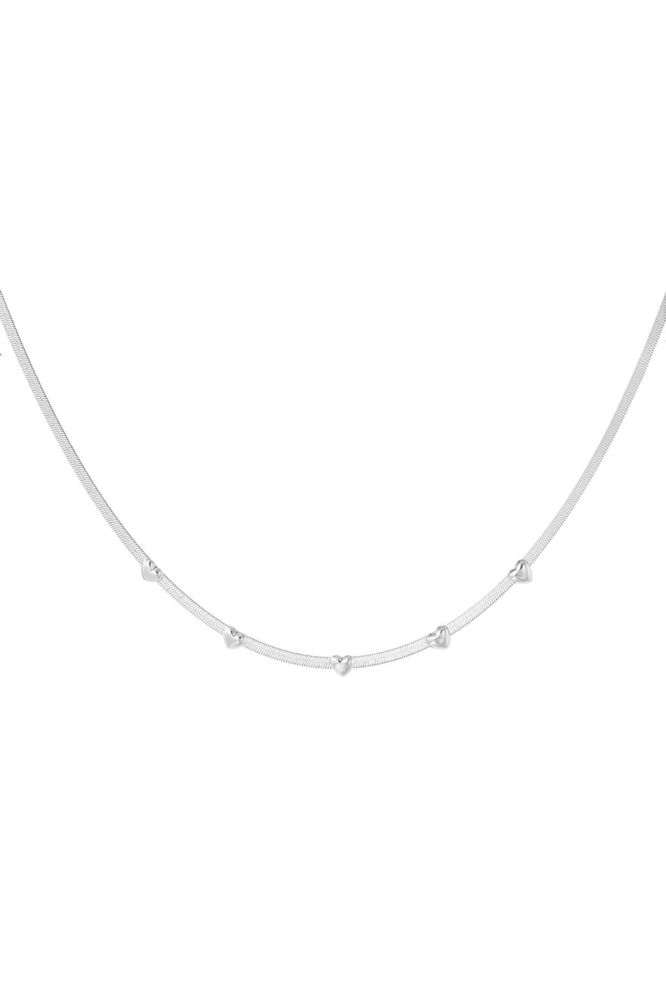 Heart Ketting Zilver