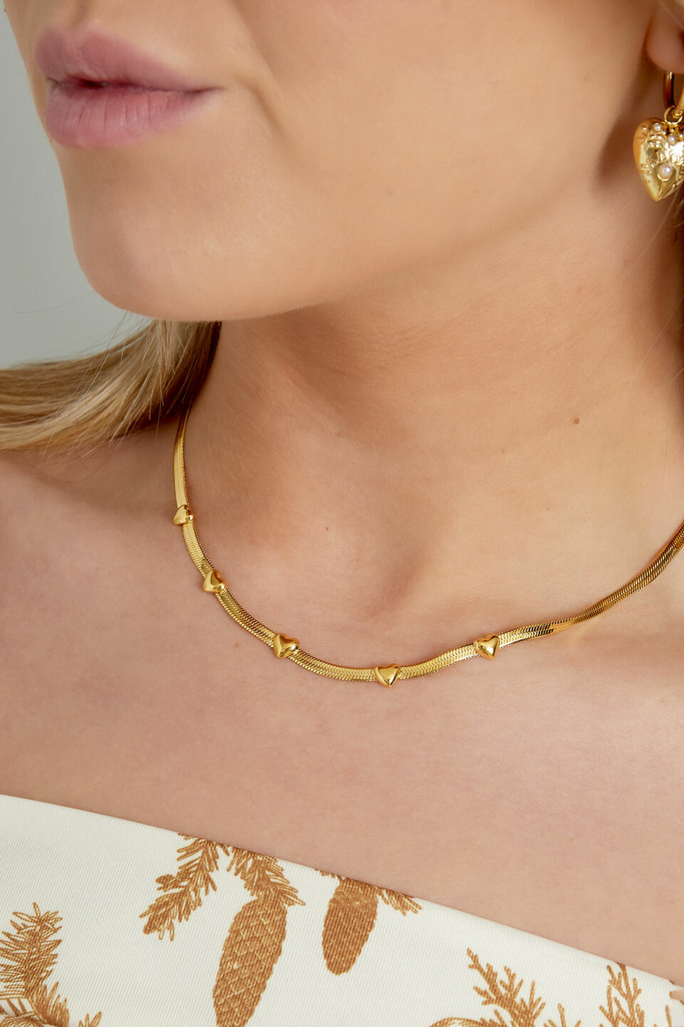Heart Ketting Zilver