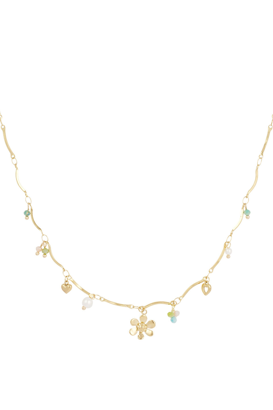 Summer Flower Ketting Goud
