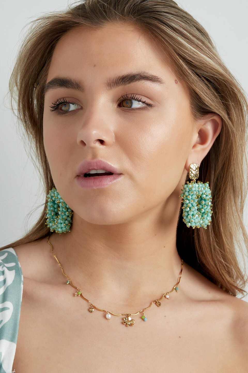 Summer Flower Ketting Goud