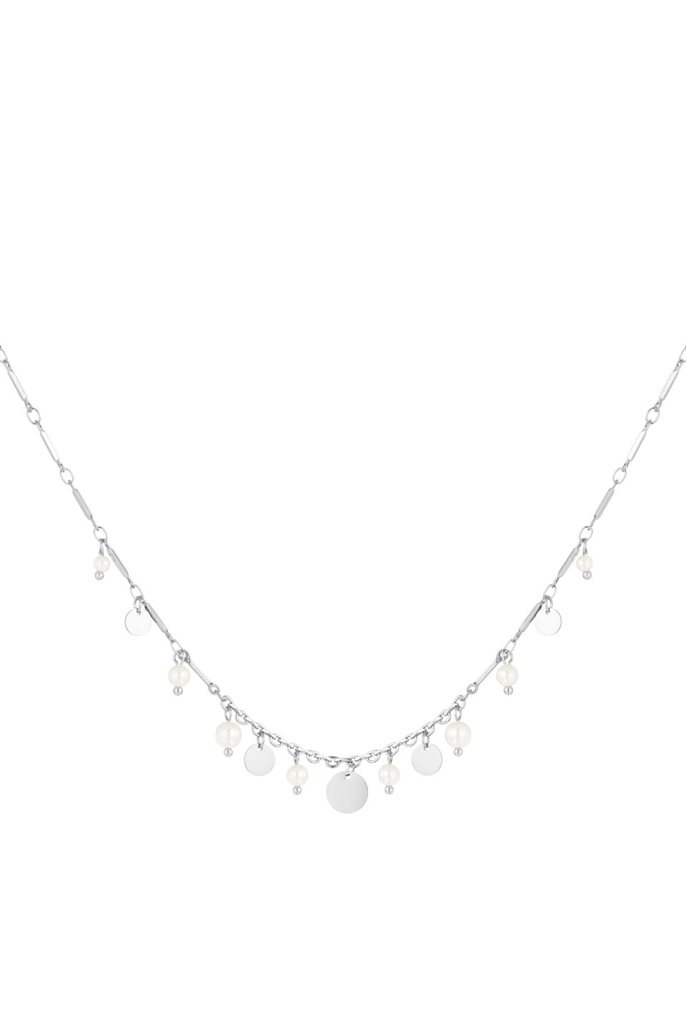 Coined Elegance Ketting Zilver