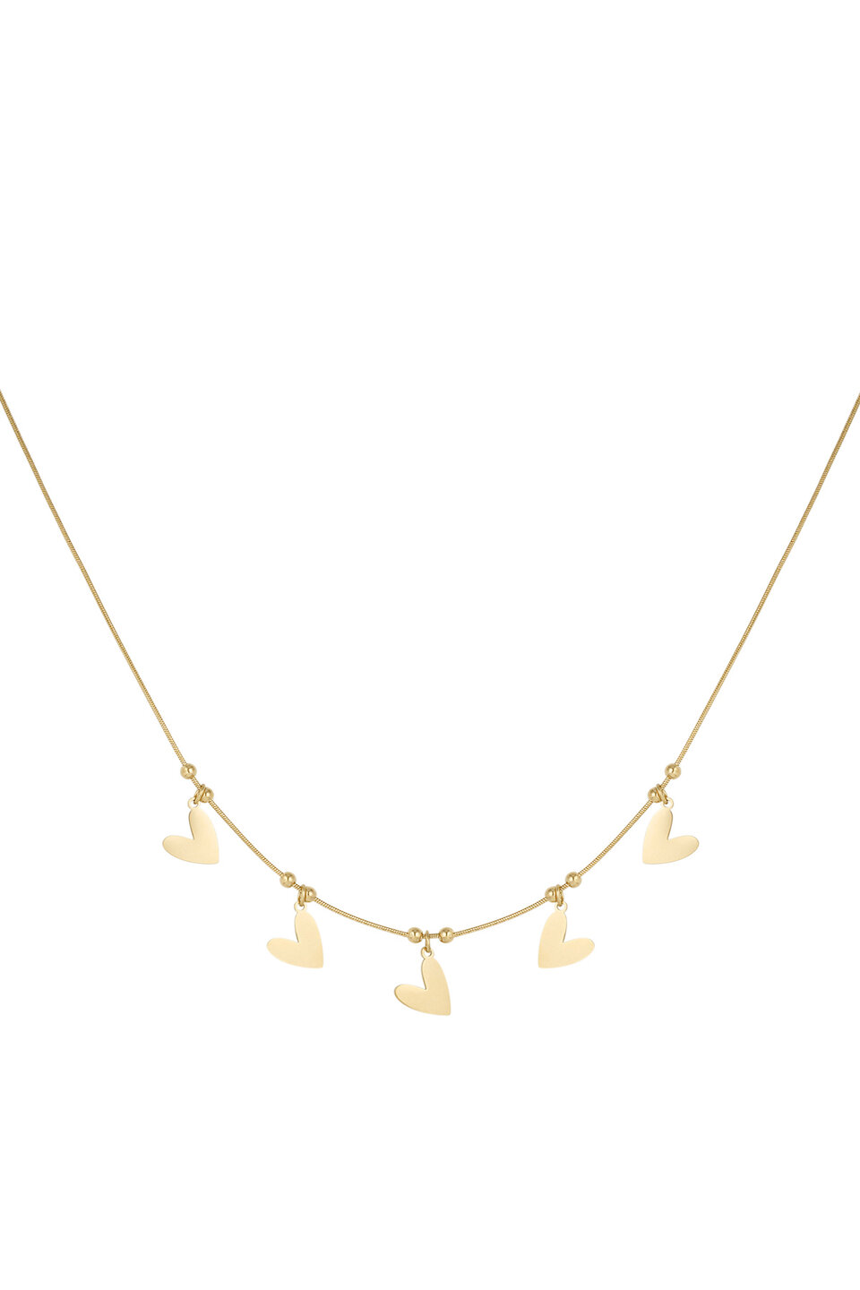 Heart To Heart Ketting Goud