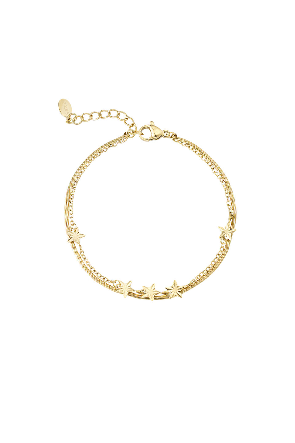 Stars Layer Armband Goud