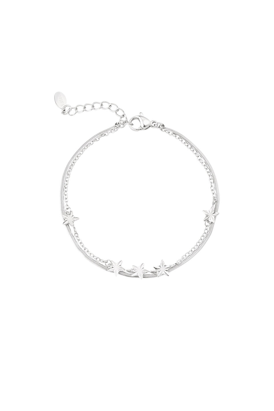 Stars Layer Armband Zilver