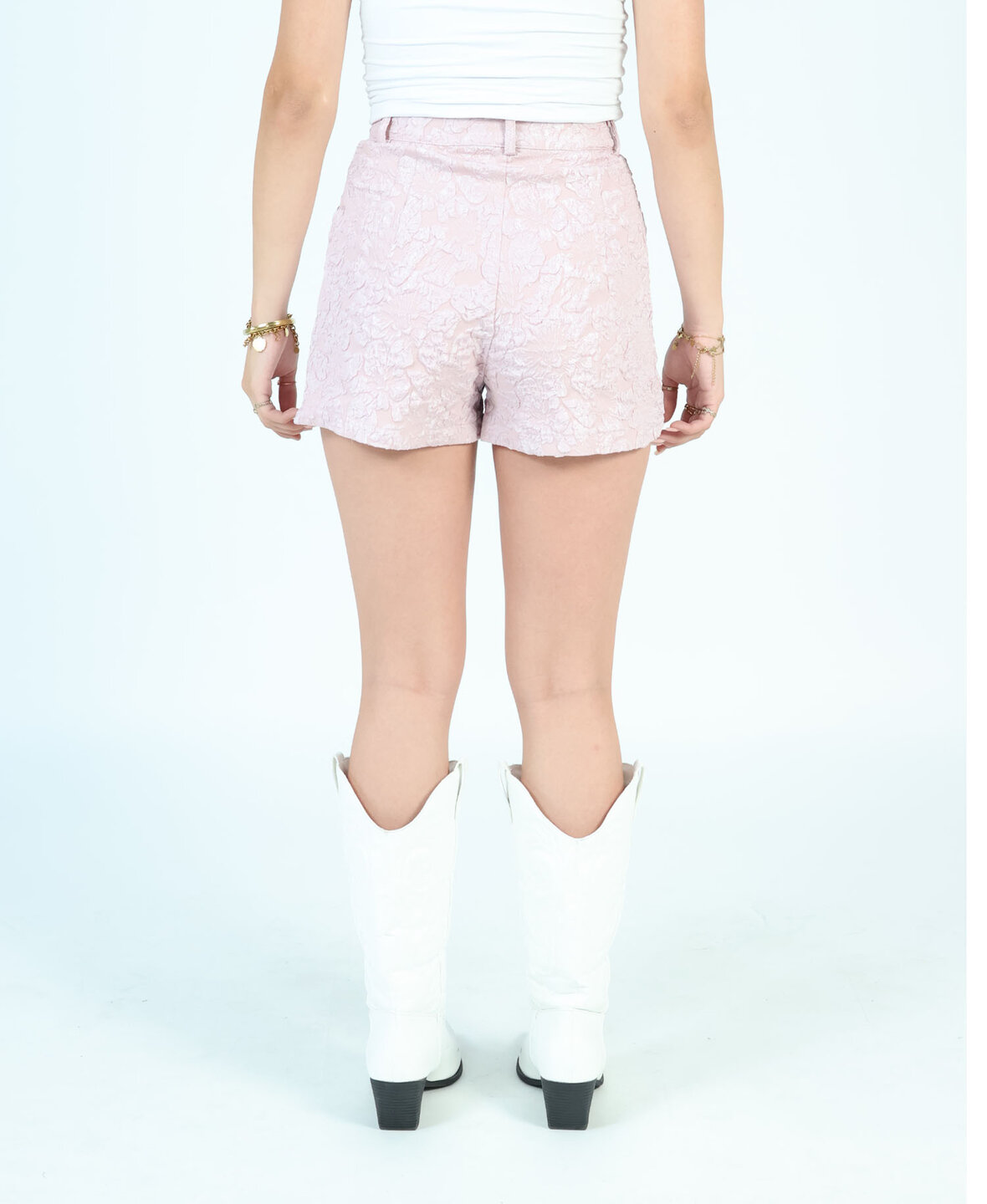 Jacquard Short Blush