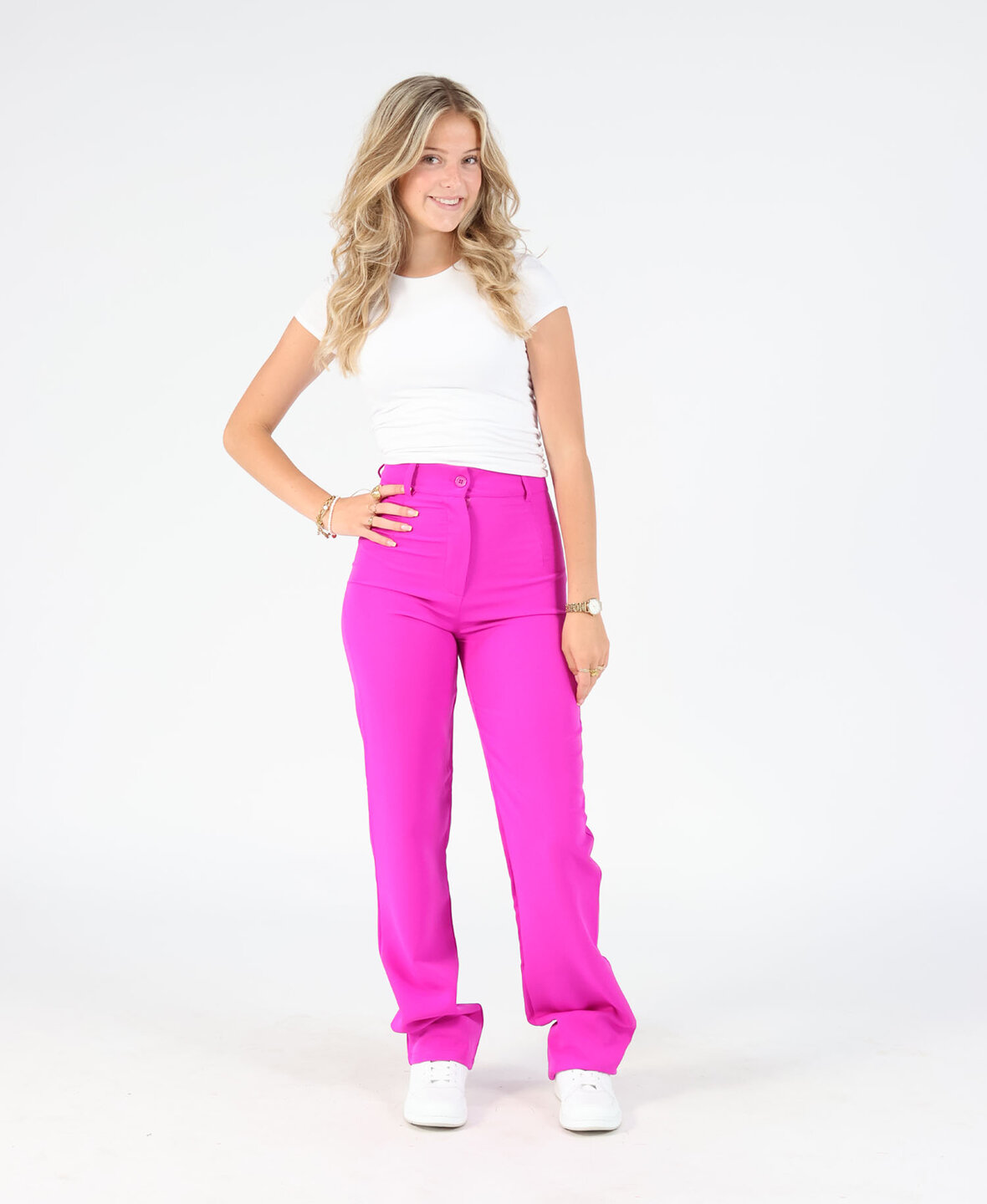 Sanne Pants Fuchsia 