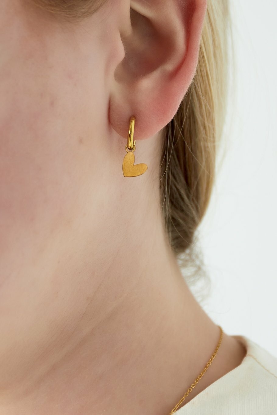 Classic Heart Oorbellen Goud