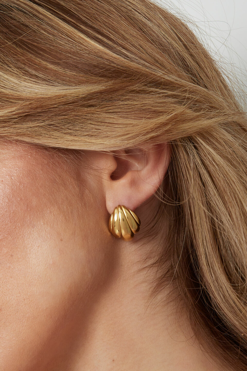 Oorbellen Shell Zilver
