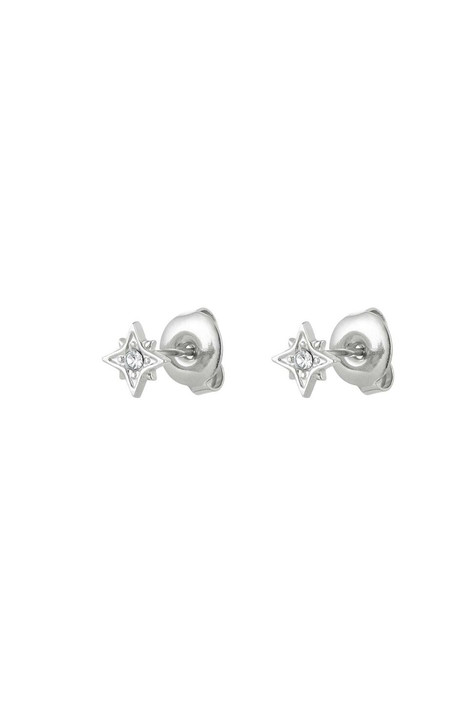 Oorbellen Studs Star Zilver
