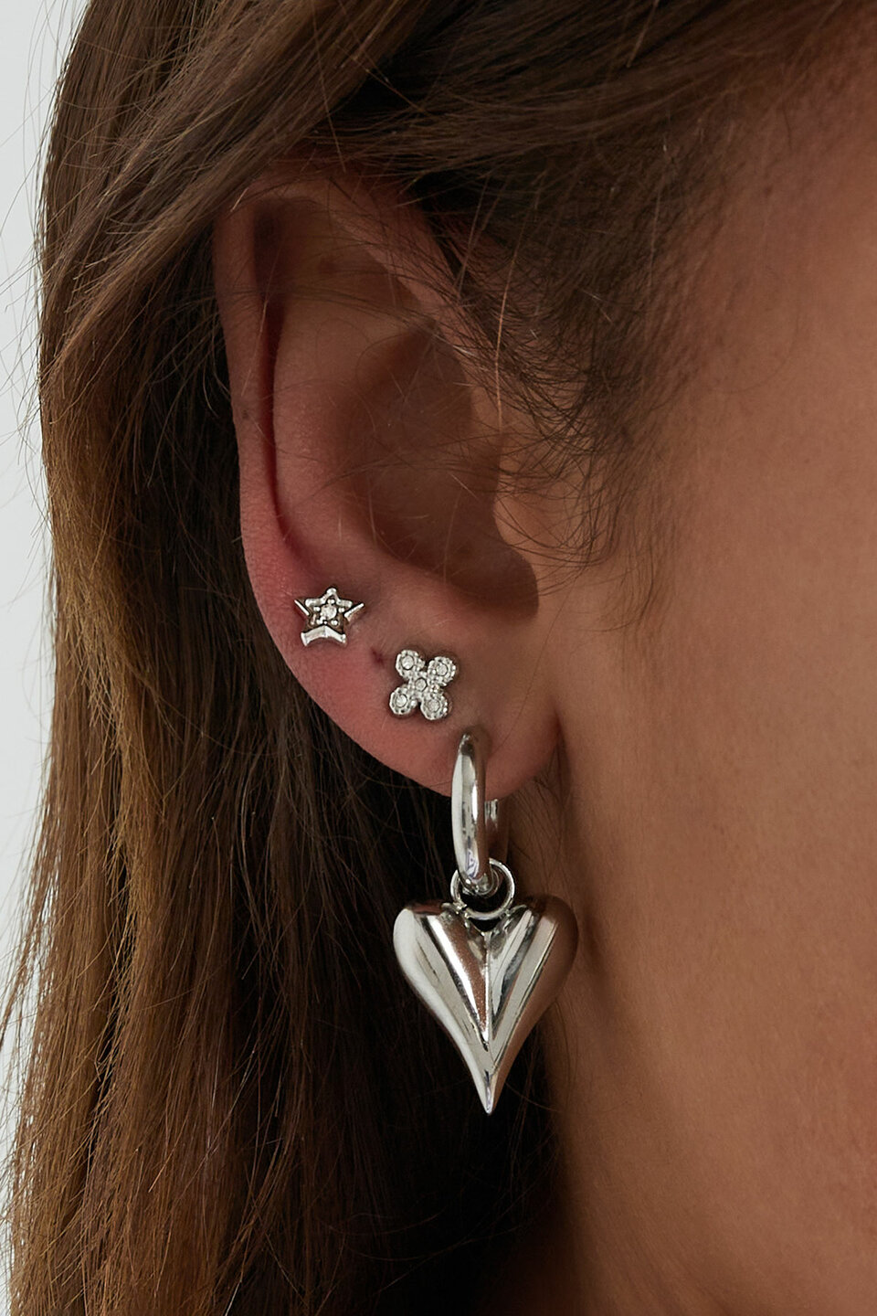 Oorbellen Clover Studs Goud