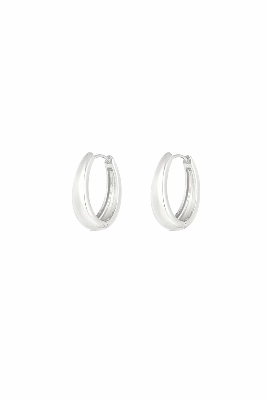 Classy Hoops Oorbellen Zilver