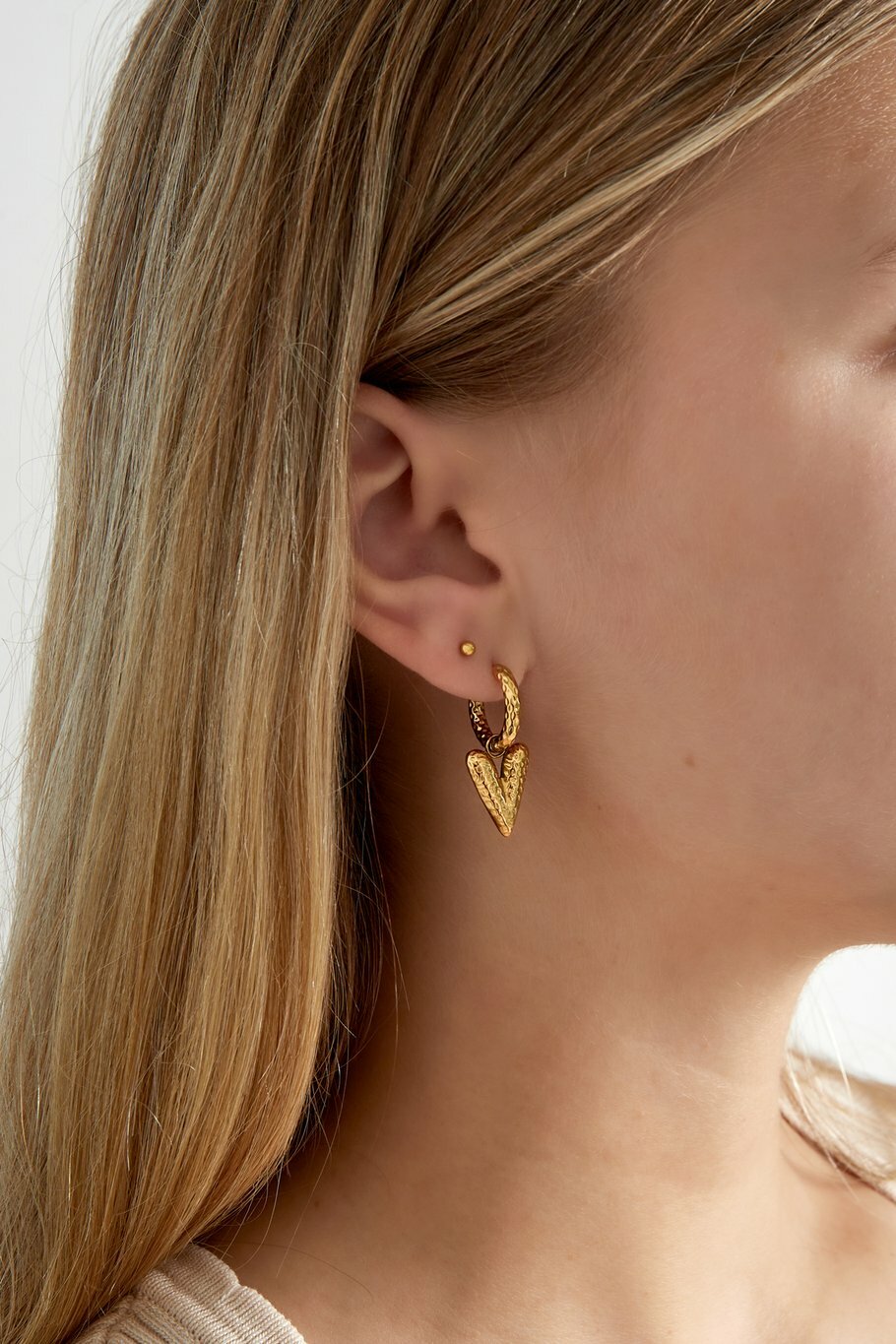 Love On Top Oorbellen Goud