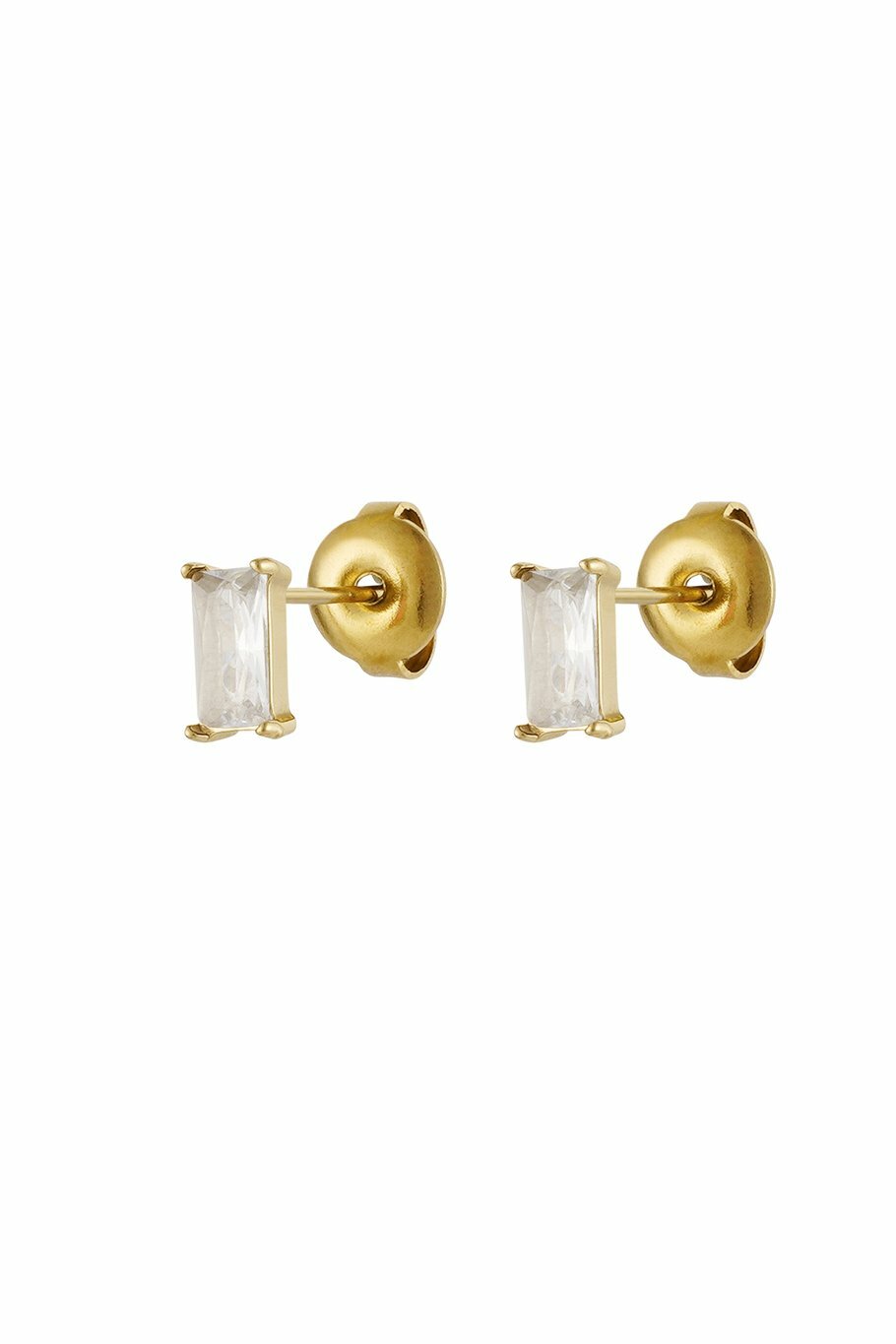 Classy Sparkle Stud Oorbellen Goud