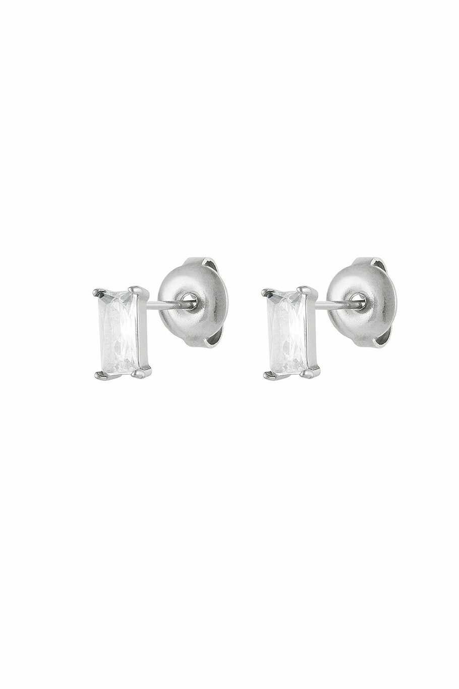 Classy Sparkle Stud Oorbellen Zilver