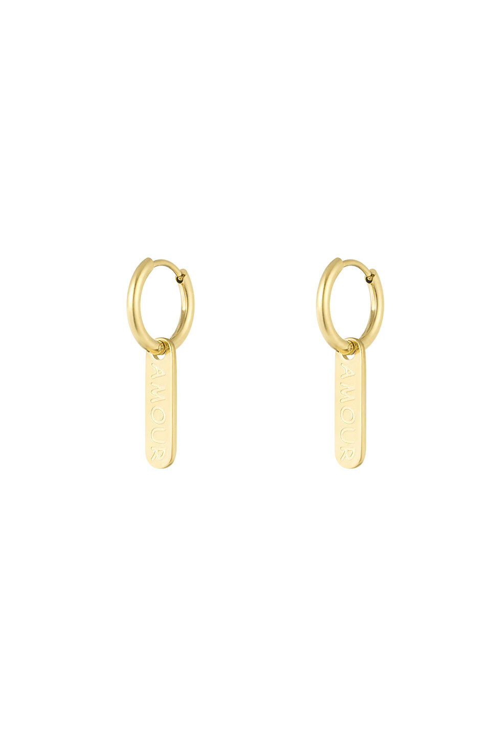 Amour Oorbellen Goud