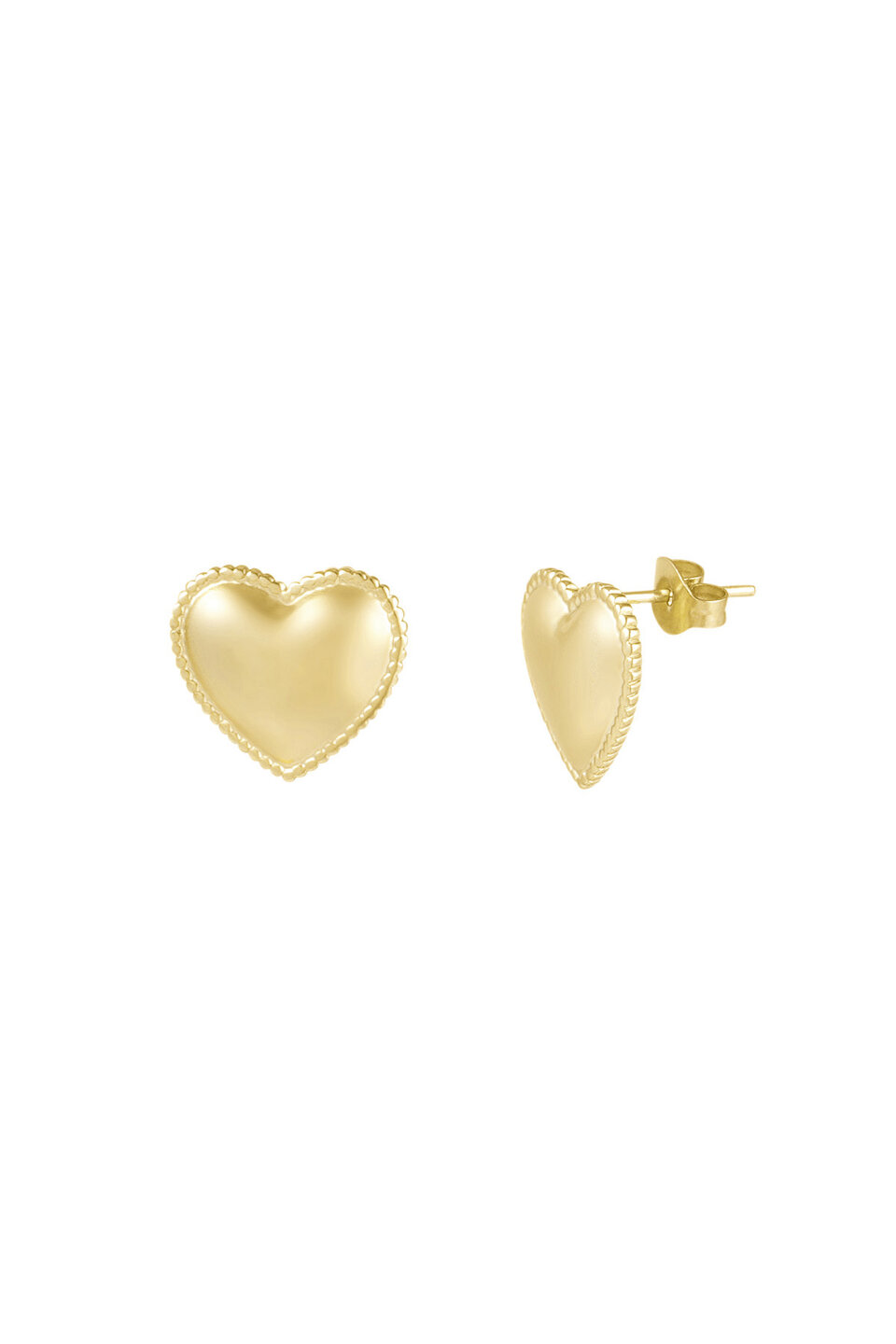 Small Hearts Studs Oorbellen Goud