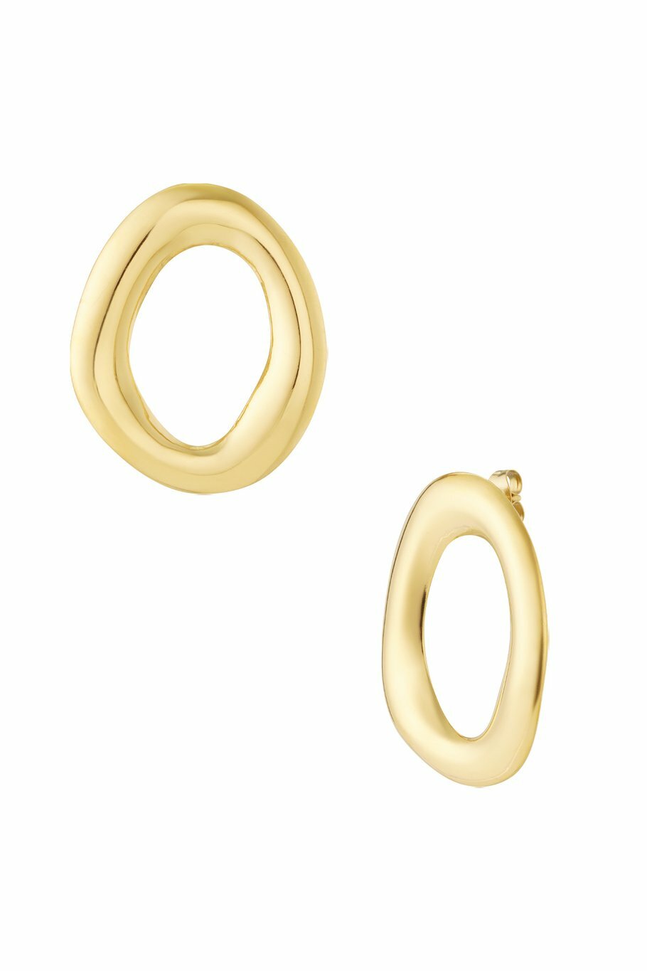 Oasis Oval Oorbellen Goud