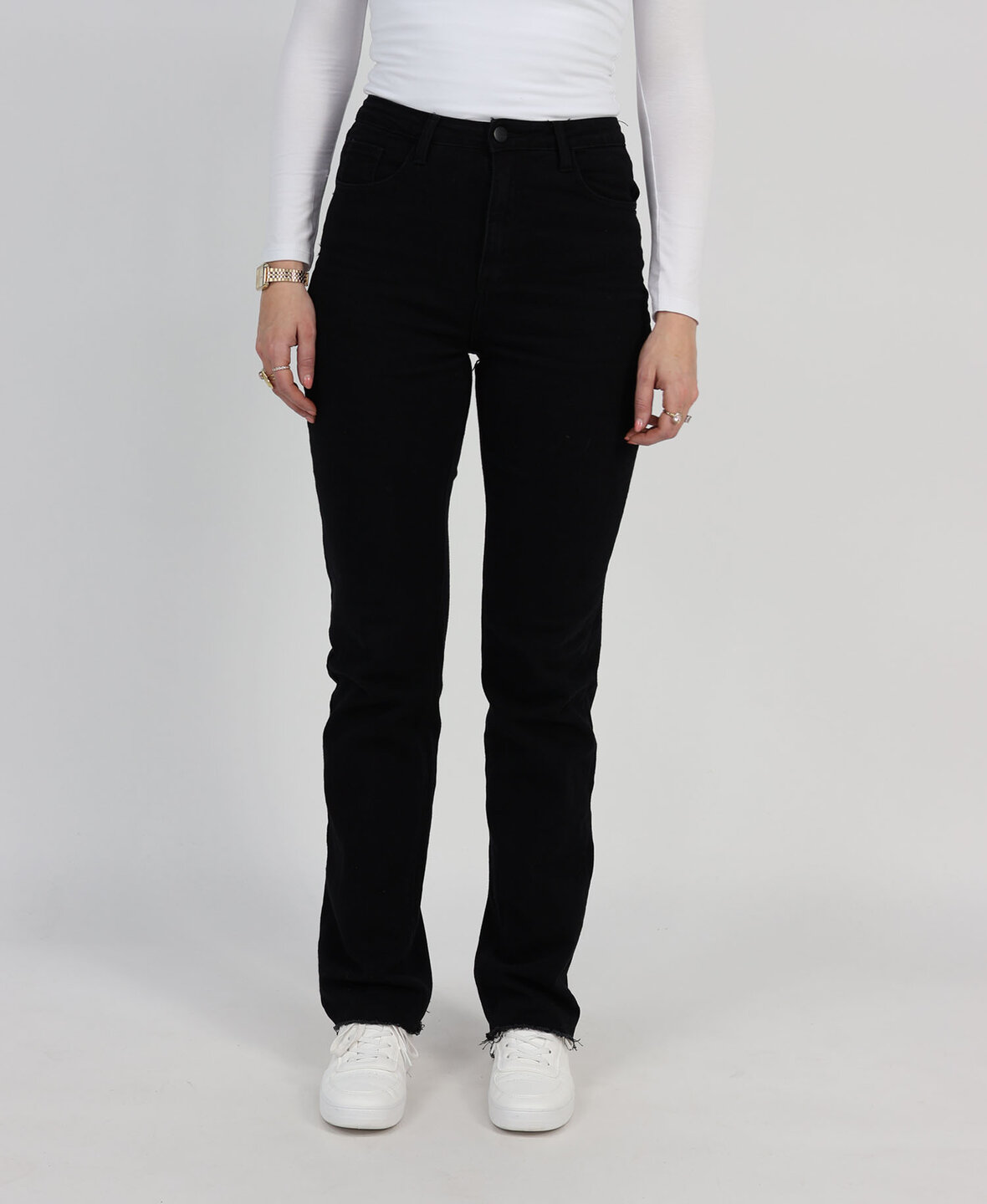 High Waist Straight Leg Jeans 2179/2160 Black (TALL)