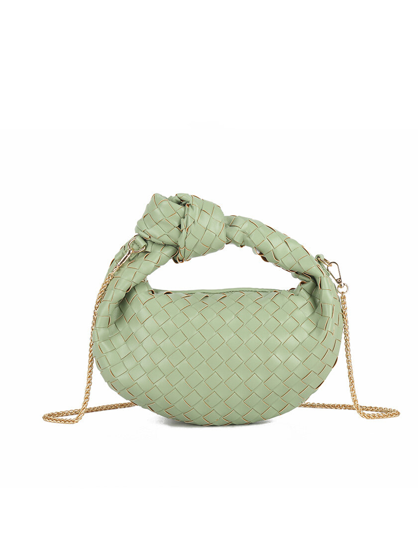 Knotted Tas Pistache
