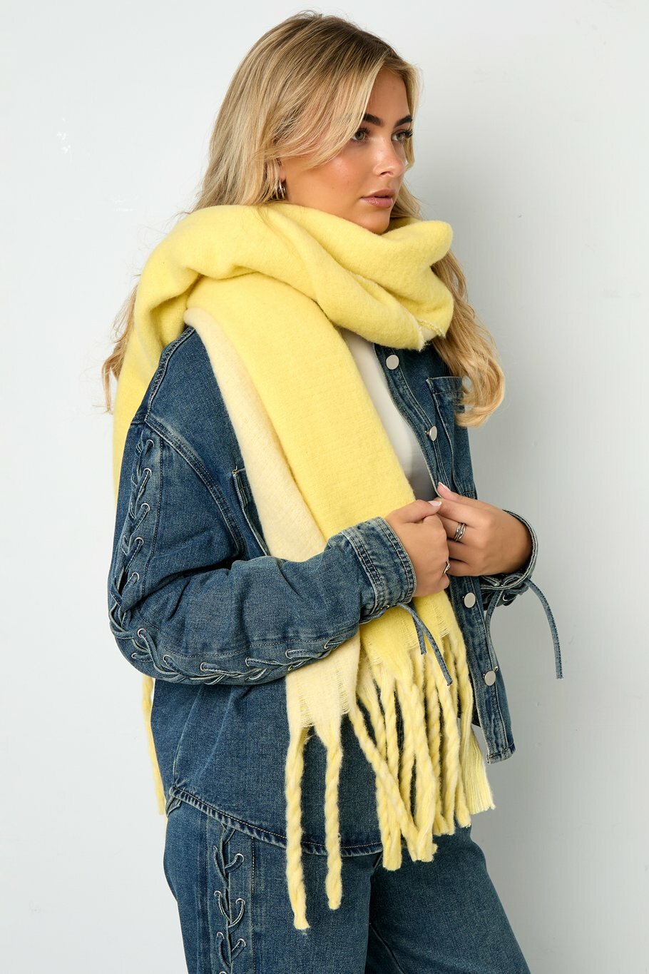 Wintersjaal Black