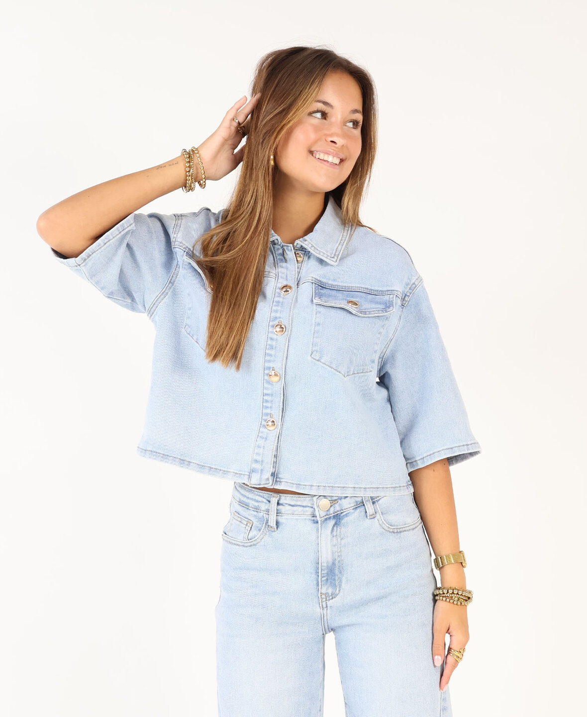 Denim Blouse Blue