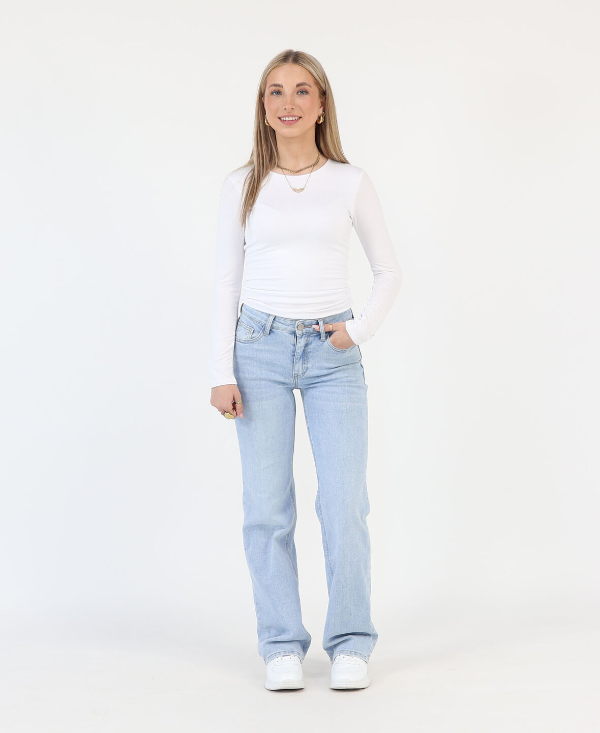 Low/Mid Waist Wide Leg Jeans 3168 (REGULAR)
