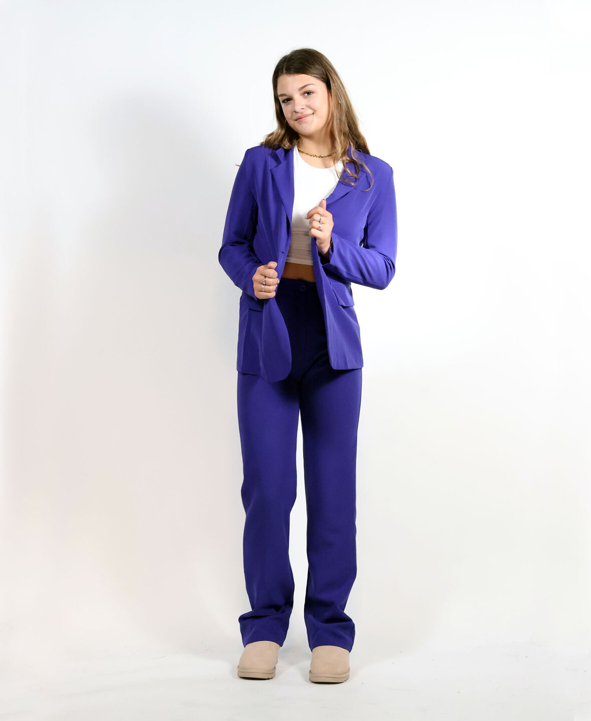 Sanne Blazer Dark Purple