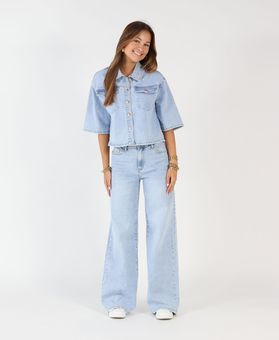 Ultra Wide Leg Jeans 3297-1 (REGULAR)