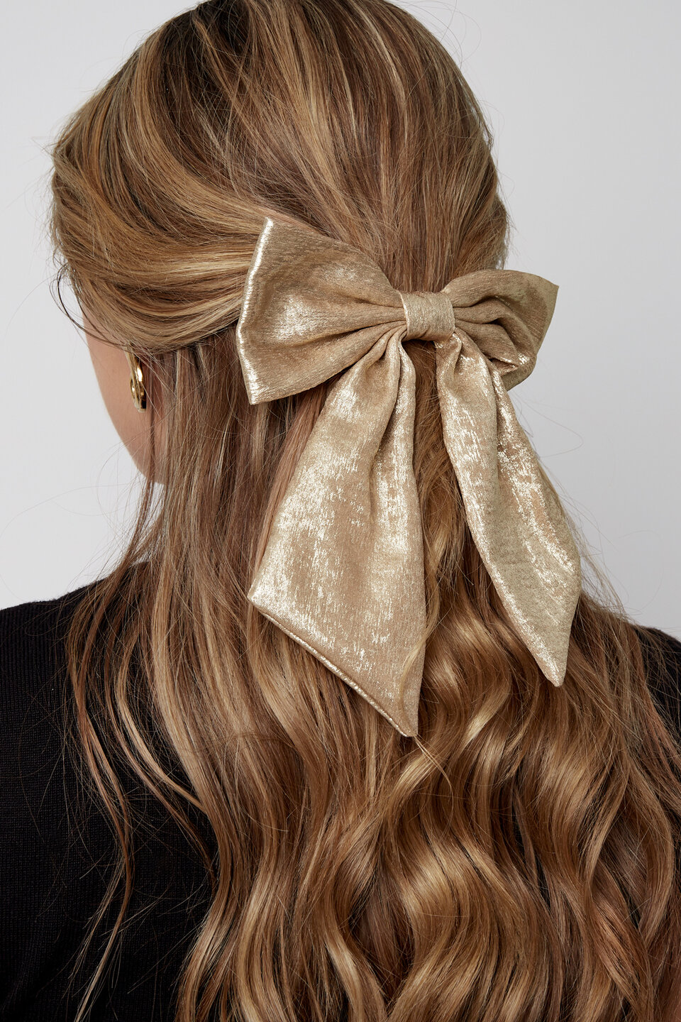 Hairclip Bow Gold