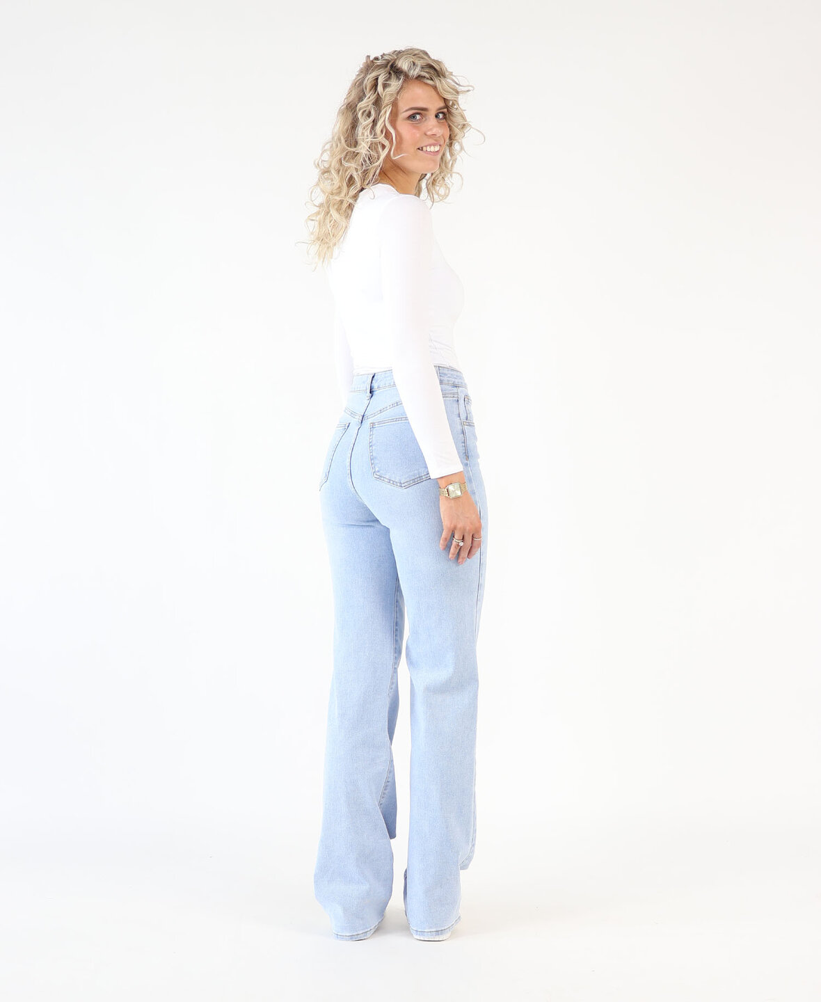 High Waist Wide Leg Jeans 3161 (TALL)