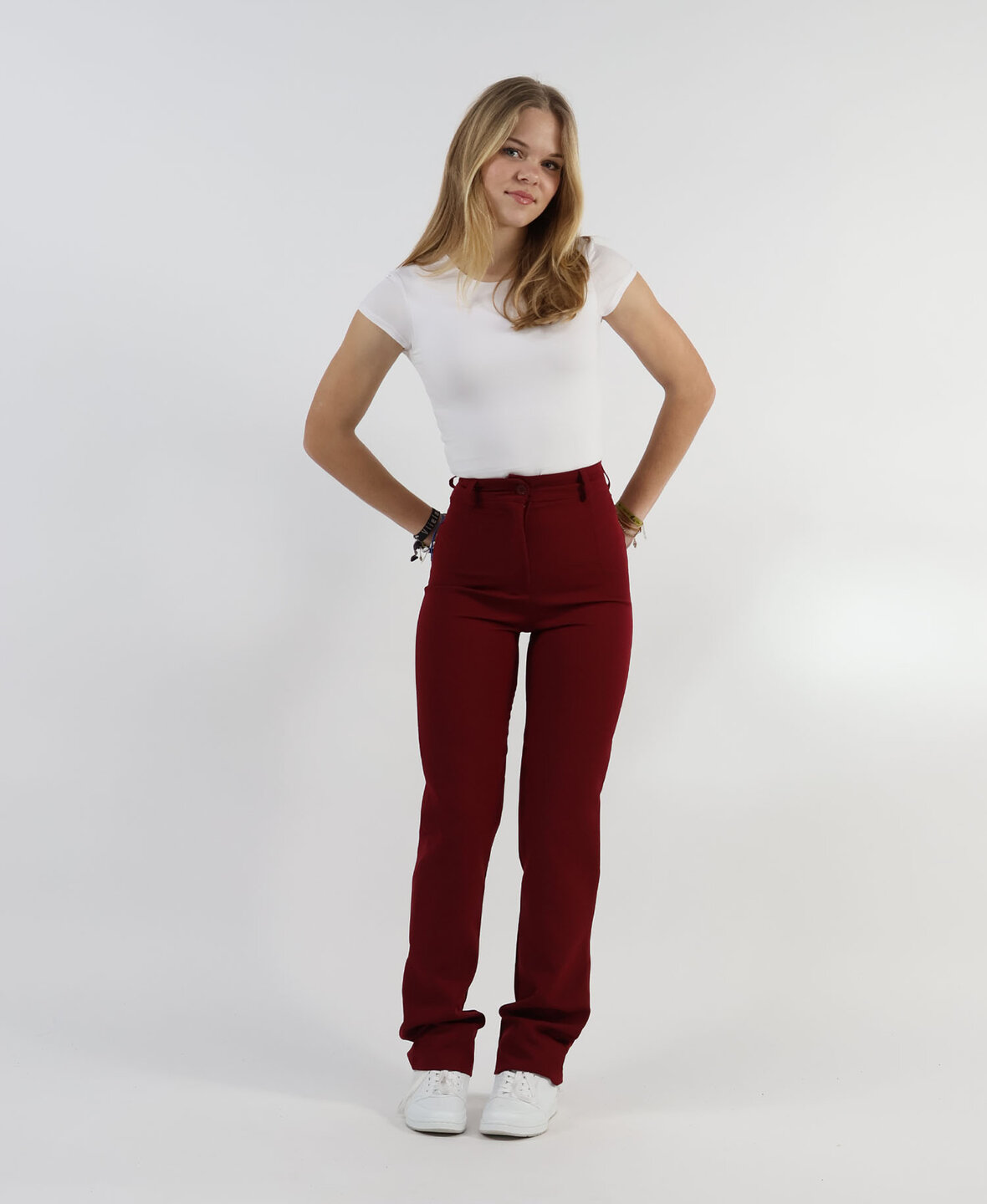 Sanne Pants Burgundy