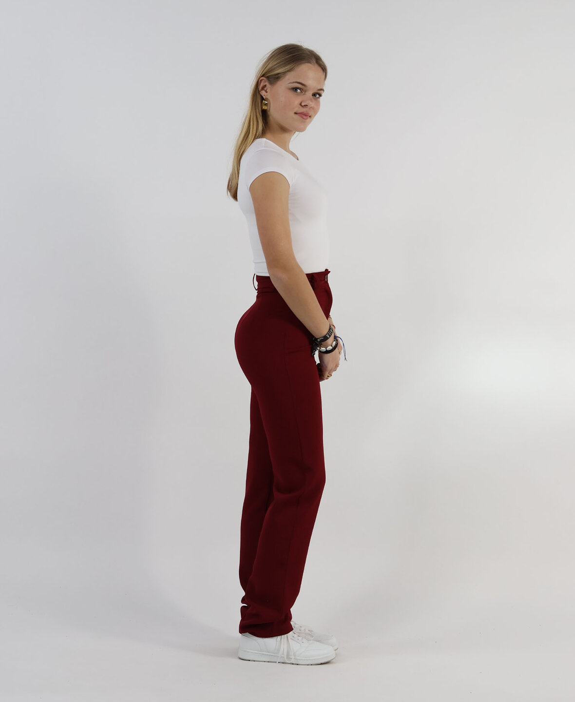 Sanne Pants Burgundy