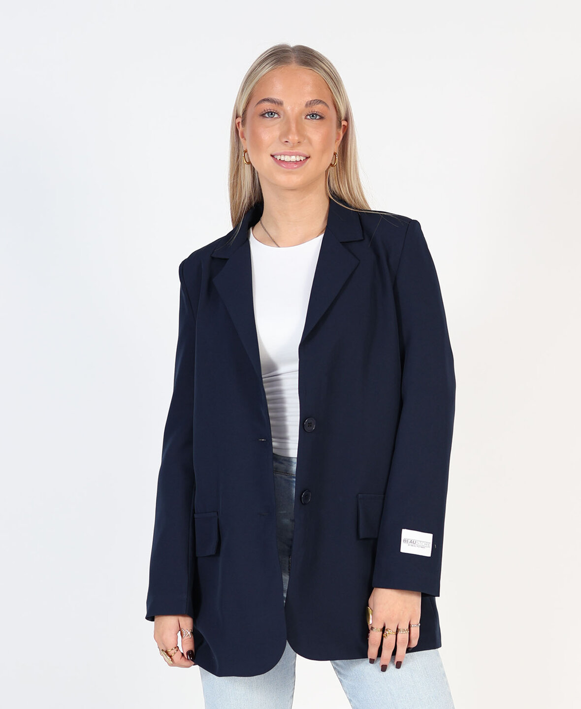 Sanne Blazer Navy Blue 