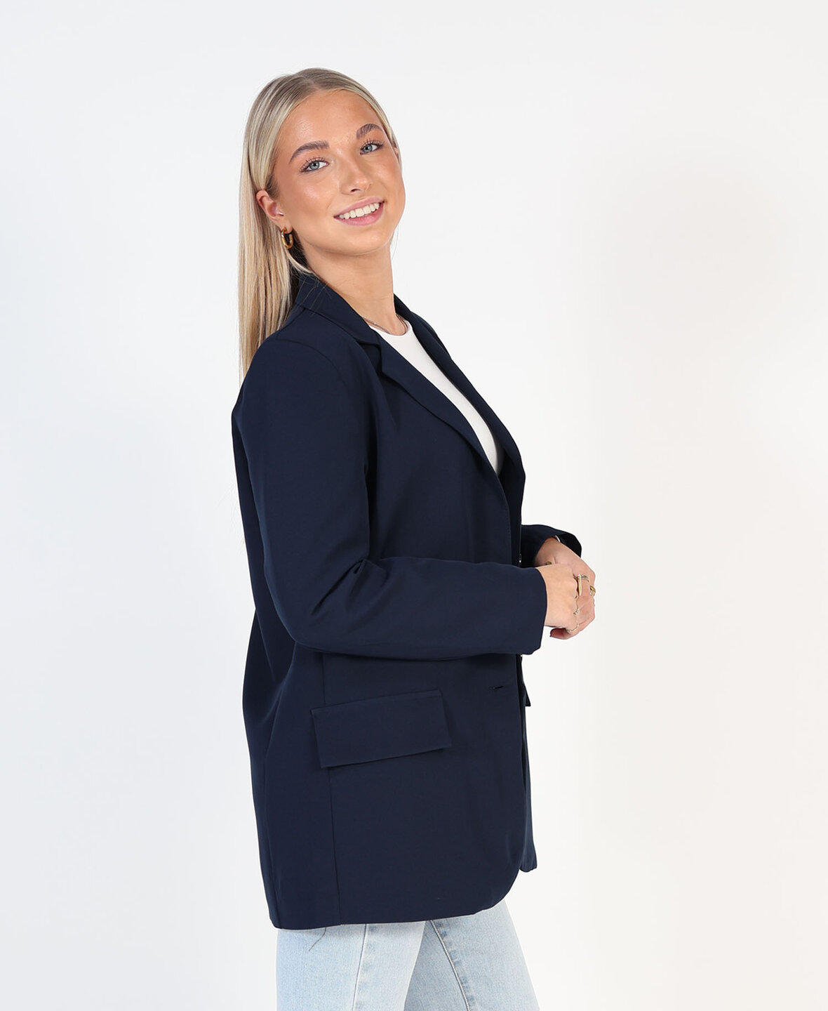 Sanne Blazer Navy Blue 