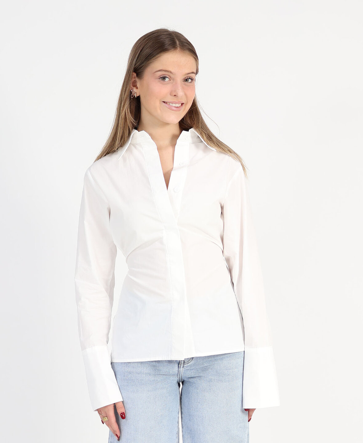 Tied Blouse White