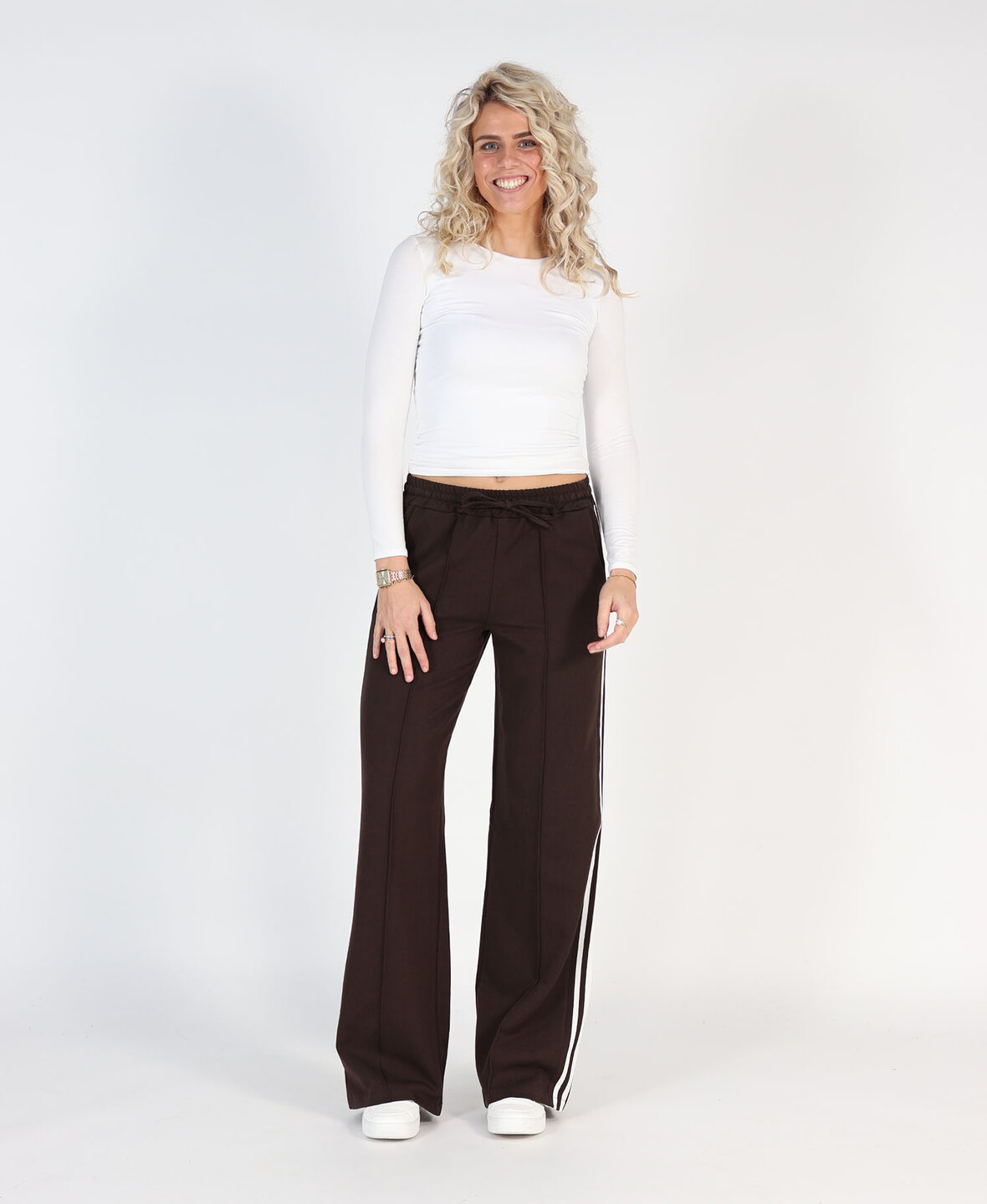 Striped Trackpants Choco (TALL)