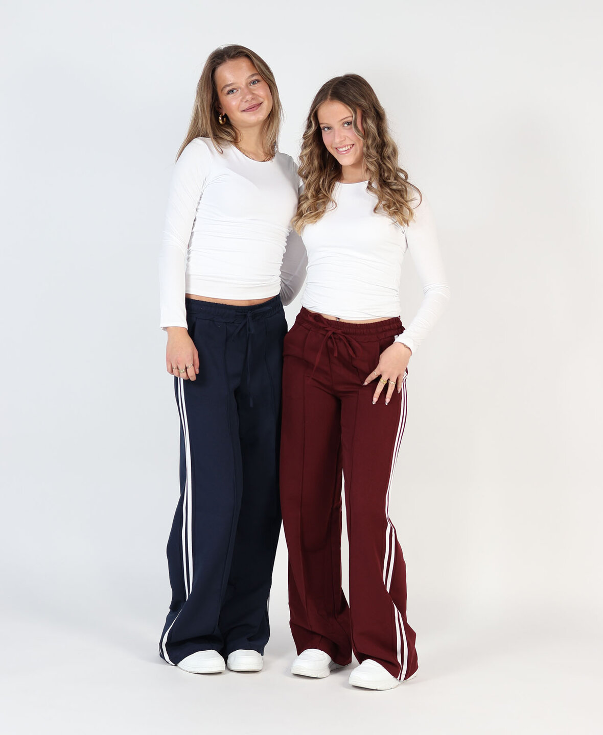 Striped Trackpants Burgundy (REGULAR)